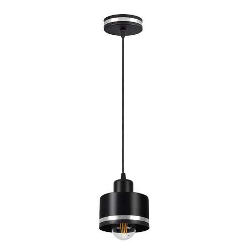 Candellux Wama 31-00460 lampa wisząca zwis 1x40W E27 czarny/chrom