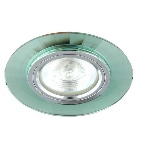 Candellux 2230422 oczko lampa wpuszczana downlight 1x50W MR16 zielone/chrom