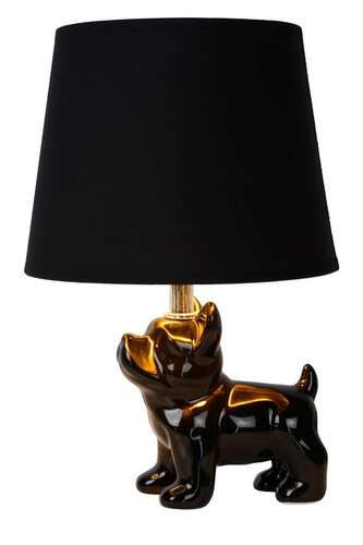 Lucide Sir Winston 13533/81/30 lampa stołowa lampka 1x40W E14 czarna 