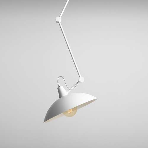 Plafon lampa oprawa sufitowa Aldex Melos 1x60W E27 biały 808PL_G - wysyłka w 24h