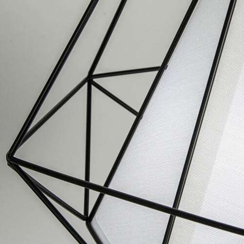 Elem Piramida 8802/1 ZWIS - 01 lampa wisząca zwis 1x60W E27 czarna/biała