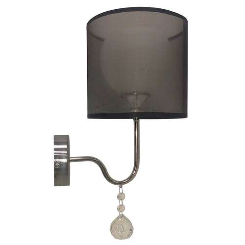Candellux Brava 21-26552 kinkiet lampa ścienna 1x60W E27 czarny