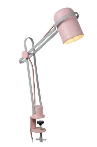 Lucide Bastin 05535/01/66 lampa stołowa lampka 1x25W GU10 różowa 