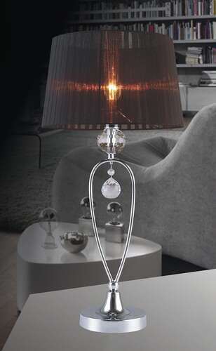 Italux Vivien MTM1637-1 lampa stołowa na stół biurkowa abażur klosz stożek  1x40W E14 czarna
