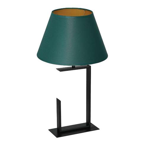 Luminex H 520 Black 3412 Lampa stołowa lampka 1x60W E27 czarny/zielony/złoty