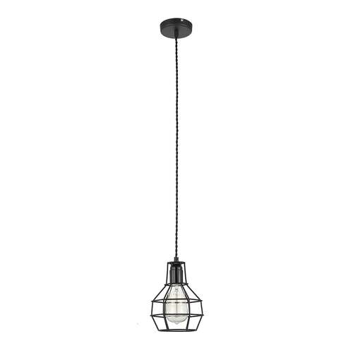 Italux Constantin MDM2272-1 lampa wisząca zwis 1x60W E27 czarna