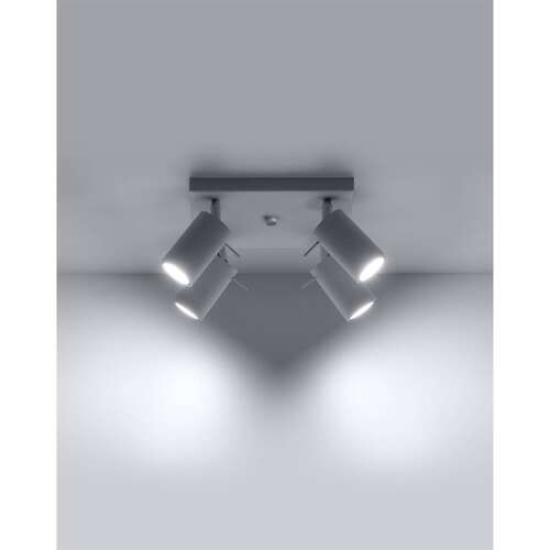 Sollux Ring 4 SL.0090 Plafon lampa sufitowa spot 4x40W GU10 biały