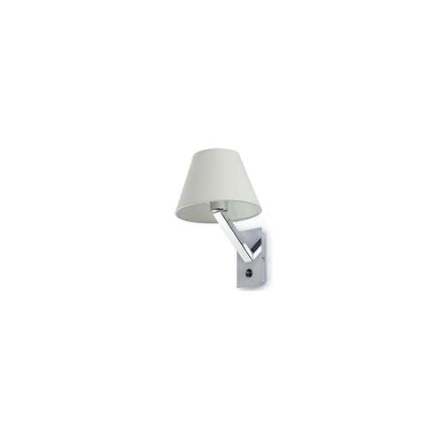 Maxlight Orlando 5103W/WH CR kinkiet lampa ścienna 1x40W E27 biały/chrom