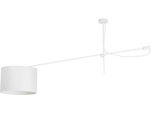 Lampa wisząca Nowodvorski Viper 6640 na wysięgniku zwis 1x60W E27 biała