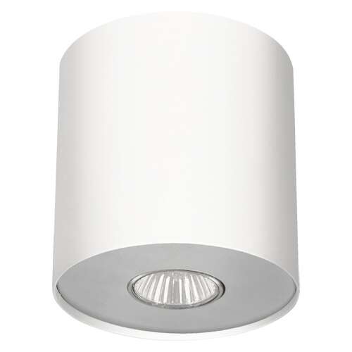 Spot Nowodvorski Point 6001 M plafon lampa natynkowa 1X35W GU10 biały srebrny/biały grafit >>> RABATUJEMY do 20% KAŻDE zamówienie !!!