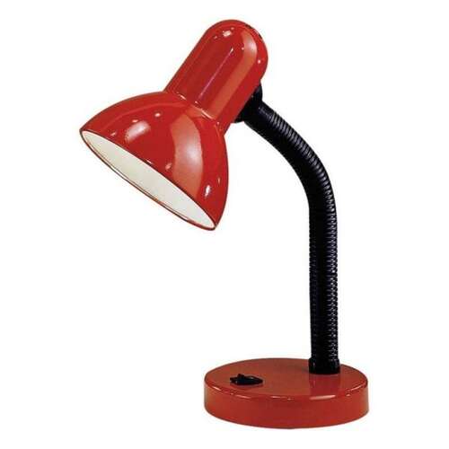 Lampka biurkowa Eglo Basic 9230 lampa oprawa stołowa 1x40W E27 czerwona