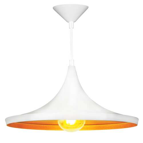 Lampa wisząca zwis żyrandol Polux Il Mio Modern 1x60W E27 biały 306753