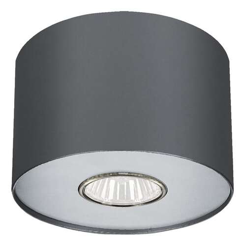 Spot Nowodvorski Point 6006 S plafon lampa natynkowa 1X35W GU10 grafit srebrny/grafit biały  >>>  RABATUJEMY do 20% KAŻDE zamówienie !!!