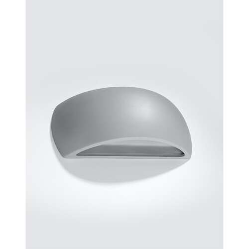 Sollux Pontius SL.0875 kinkiet ceramiczny lampa ścienna 1x40W G9 szary