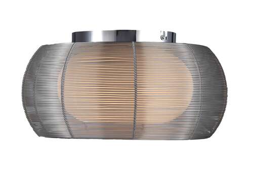 Plafon Zuma Line Tango MX1104-2S druciany oprawa lampa sufitowa 2x60W E27 srebrny