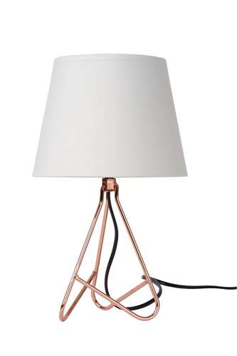 Lucide Gitta 47500/81/17 lampa stołowa lampka 1x40W E14 rdzawy