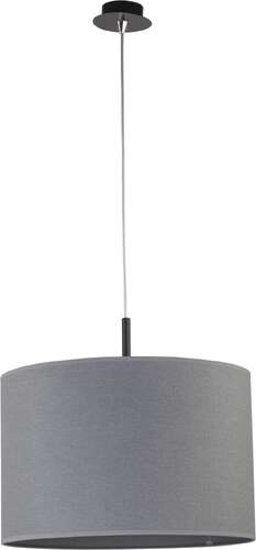 Lampa wisząca Nowodvorski Alice 6816 Gray L z abażurem zwis 1x100W E27 szara