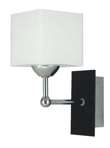 Candellux Cubetto 21-24513 kinkiet lampa ścienna 1x60W E27 chromowy/czarny