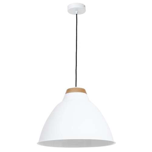 Lampa wisząca zwis żyrandol Luminex Skal 1x60W E27 biały 9189