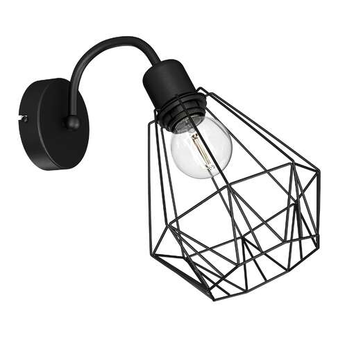 Luminex Bergen 308 kinkiet lampa ścienna 1x60W E27 czarny