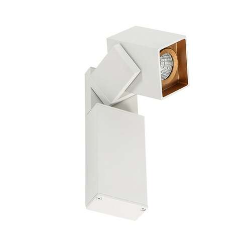 Kinkiet Italux Aravena lampa ścienna reflektorek White Gold 1x5W LED biała/złota WLB073/5W 4000K WH+GO
