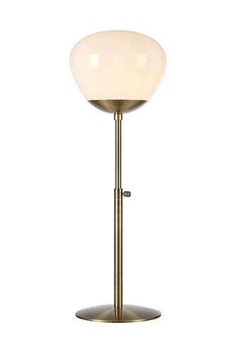 Markslojd Rise 108275 lampa stołowa lampka 1x40W E27 złota/biała