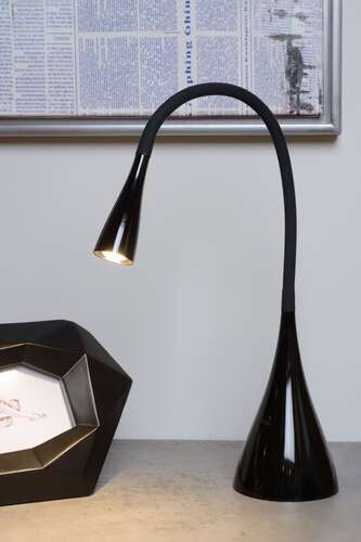 Lucide Zozy 18650/03/30 lampa stołowa lampka 1x3W LED 3000K czarna