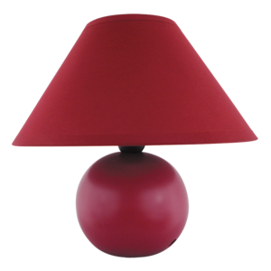Lampa stołowa lampka Rabalux Ariel 1x40W E14 bordowa 4906