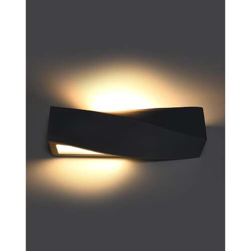 Sollux Sigma SL.0870 kinkiet lampa ścienna 1x60W E27 czarny