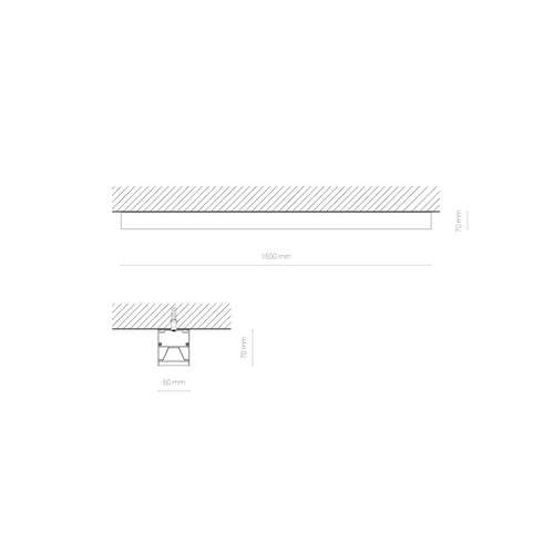 Nowodvorski CL Hall Pro LED 10207 plafon oprawa sufitowa 1x40W LED 4000K biały