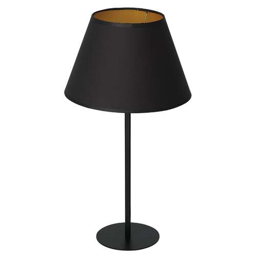Luminex Arden 3503 Lampa stołowa lampka 1x60W E27 czarny/złoty