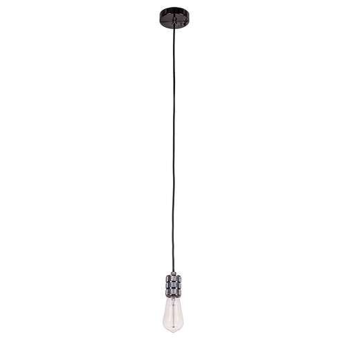Italux Millenia DS-M-010-03 SHINY BLACK lampa wisząca zwis 1x60W E27 czarna - wysyłka w 24h