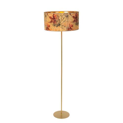 Lucide Tanselle 10715/01/99 lampa stojąca podłogowa 1x60W E27 multikolor/złota
