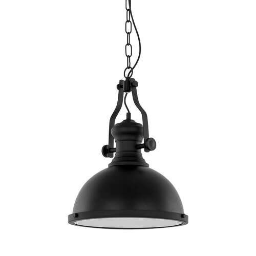 Italux Maeva MDM-2569/1 lampa wisząca zwis 1x60W E27 czarna