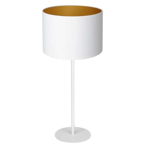 Luminex Arden 3452 Lampa stołowa lampka 1x60W E27 biały/złoty