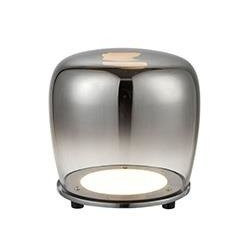 Candellux Berloz 50533051 lampa stołowa lampka 1x18W LED dymiony