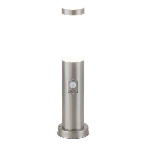 Lampa stojąca oprawa zewnętrzna Rabalux Inox torch 1x60W E27 IP44 czuj.ruchu chrom / biała 8267