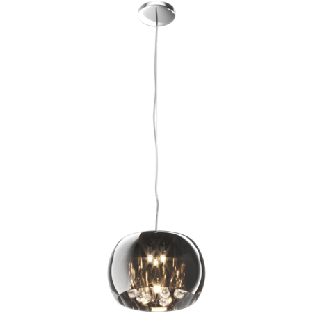 Lampa wisząca Zuma Line Crystal P0076-03E-F4FZ zwis 3x42W G9 przezroczysta/srebrna