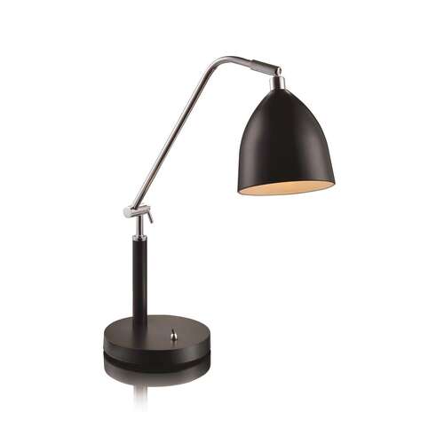 Lampa stołowa lampka Markslojd Fredrikshamn 1x40W E27 czarny 105025