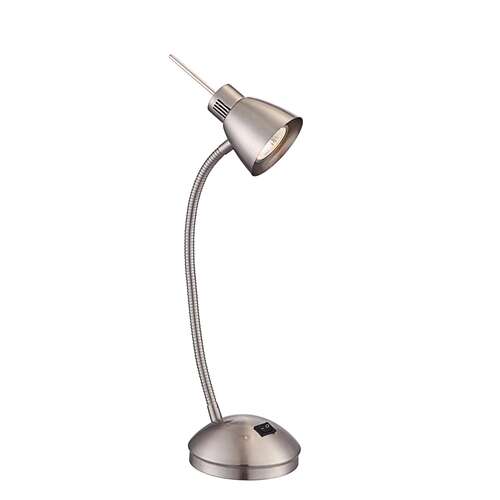Lampa oprawa stołowa lampka biurkowa Globo Nuova 1x3W GU10 LED matowy chrom 2474L