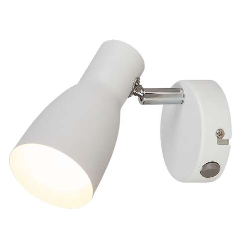 Kinkiet lampa ścienna spot Rabalux Ebony 1x20W E27 biały 6025