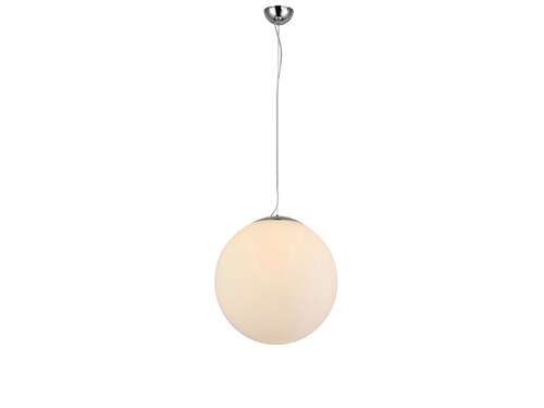 Azzardo White Ball AZ2516 lampa wisząca zwis 1x40W E27 biała/chrom - Negocjuj cenę