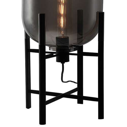 Italux Maversa FL-82321-1A-S lampa stołowa lampka 1x60W E27 czarna