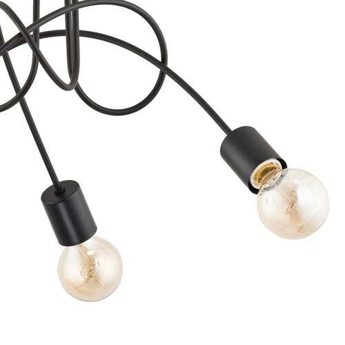 Alfa Tango Black 23173 plafon lampa sufitowa 3x60W E27 czarny - wysyłka w 24h