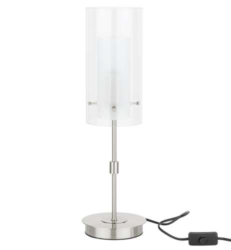 Italux Terni MT0118B-1 lampa stołowa lampka 1x40W E14 chrom