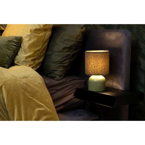 Lucide Woolly 10516/01/33 lampa stołowa lampka 1x40W E14 zielona