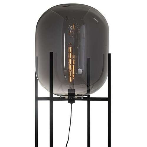 Italux Maversa FL-82321-1A-L lampa stołowa lampka 1x60W E27 czarna