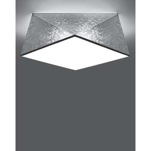 Sollux Hexa SL.0691 plafon lampa sufitowa 2x60W E27 srebrna