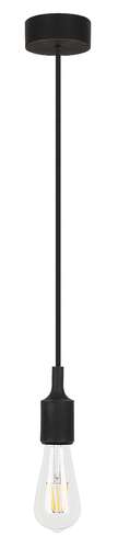 Lampa wisząca zwis Rabalux Roxy 1x60W E27 czarny 1412 - wysyłka w 24h