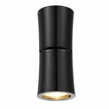 Azzardo Lino AZ1477 NC1802-YLD-BK/CH AZ1477 Plafon lampa sufitowa 1x50W GU10 czarny - Negocjuj cenę